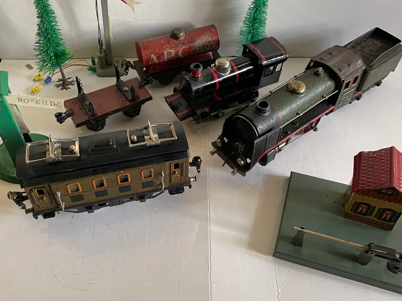 Billede 3 - Gl. Märklin modeltog i blik