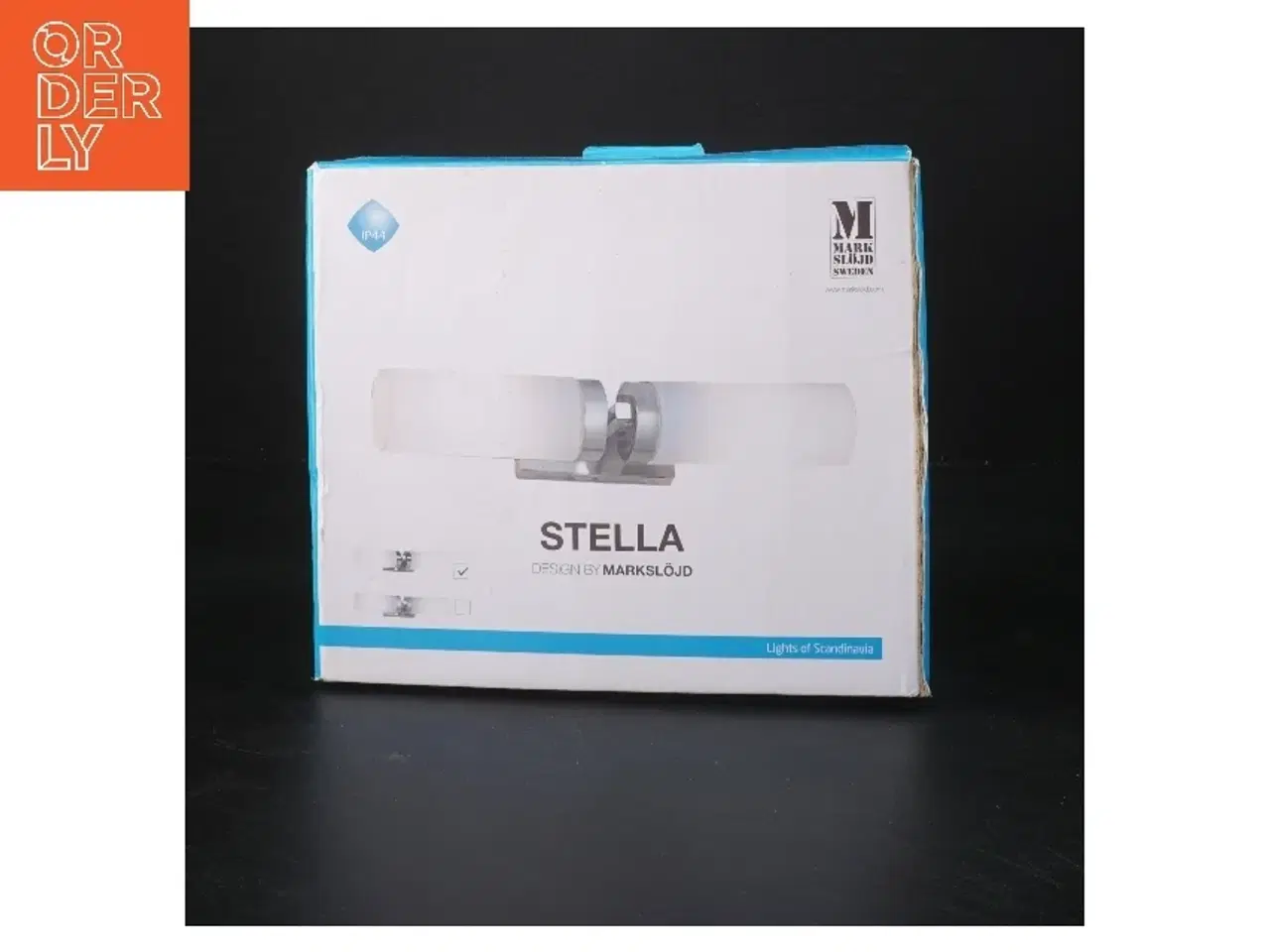 Billede 1 - Stella dobbelt væglampe fra Marksljd (str. 6,5x35,5x10 cm)