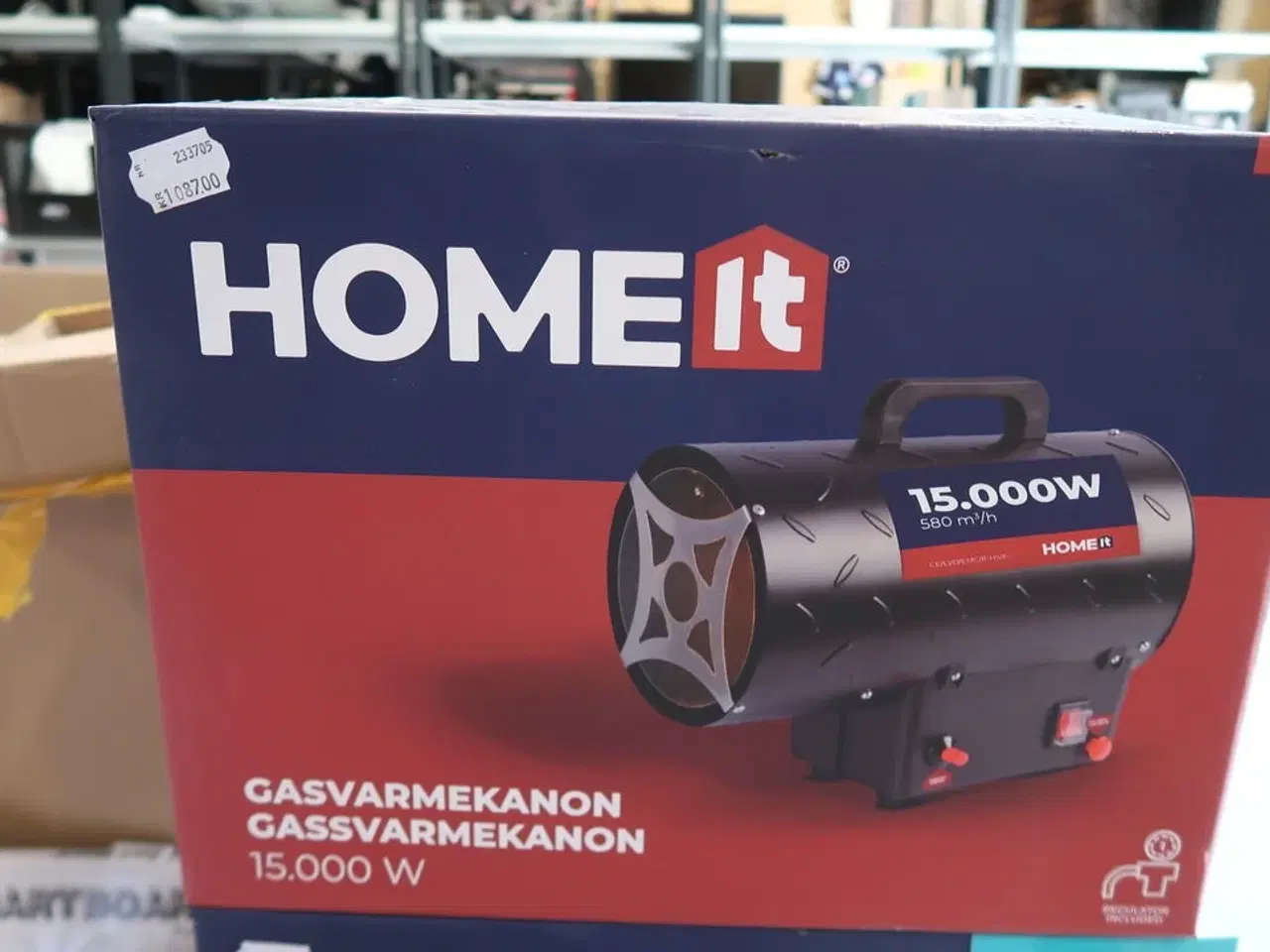 Billede 2 - HOME It® gasvarmekanon med regulator 15 kW 160 m² DK/NO