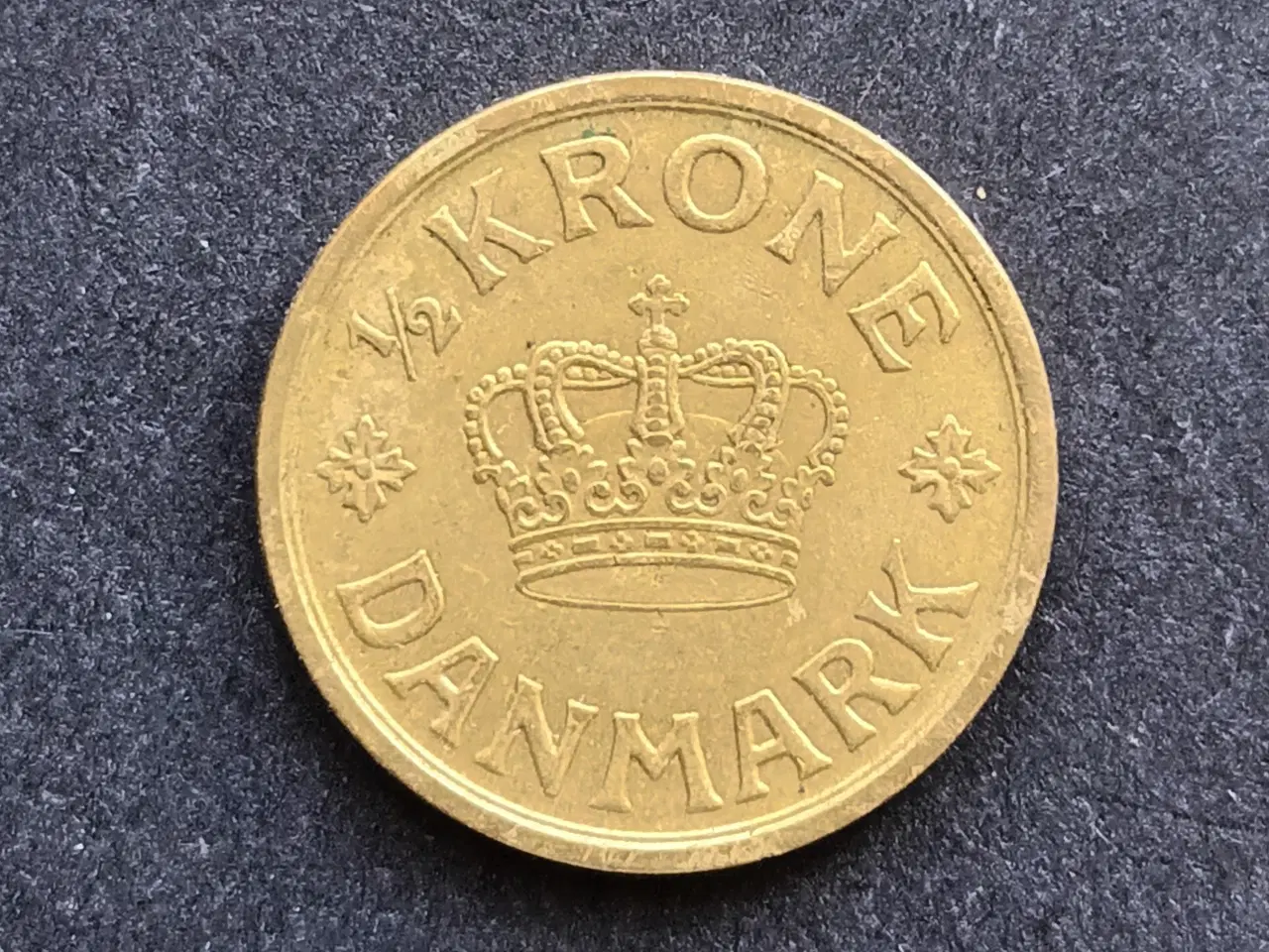 Billede 2 - ½ Kr 1939 i flot kvalitet.