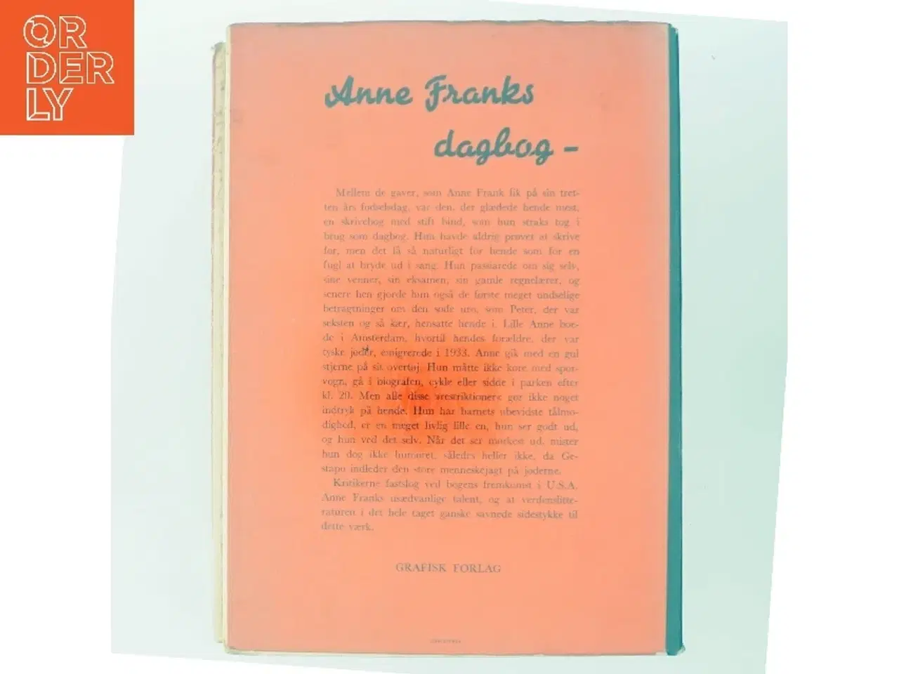 Billede 3 - Anne Frank's Dagbog af Anne Frank (Bog)