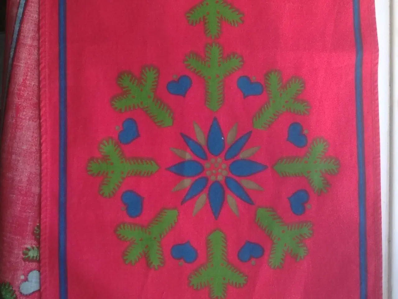 Billede 7 - Juleløber tekstil print svensk RETRO bred lysedug 