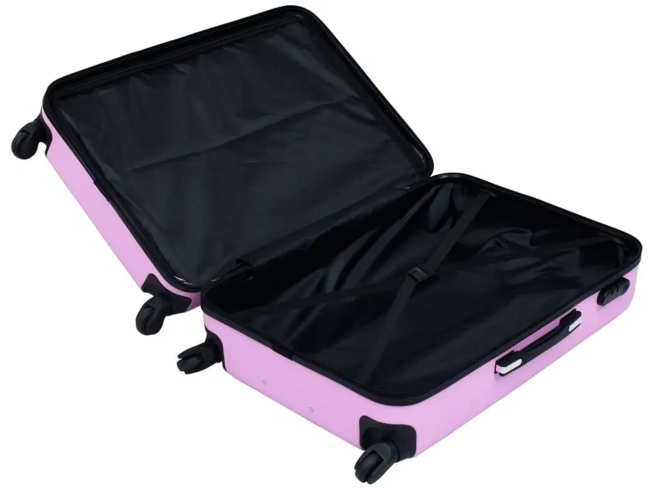 Billede 10 - Kuffertsæt 2 stk. hardcase ABS pink
