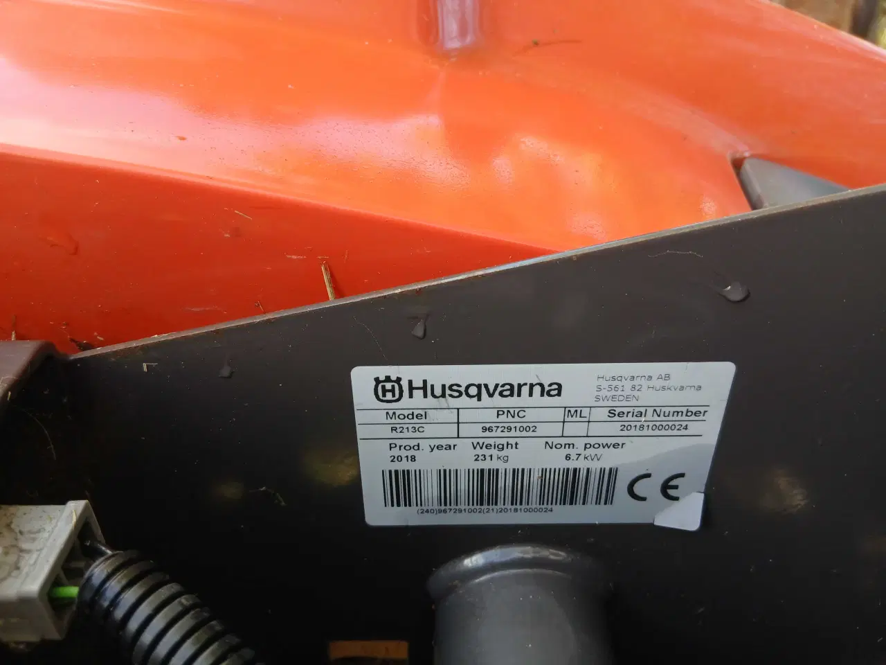 Billede 5 - Husqvarna R 213 C