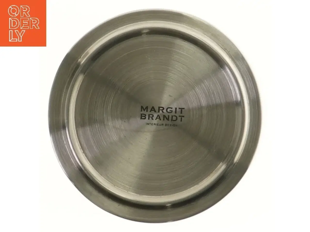 Billede 3 - Vinkøler i sølvmetal fra Margit Brandt (str. Ø 12,5 cm længde 18,5 cm)