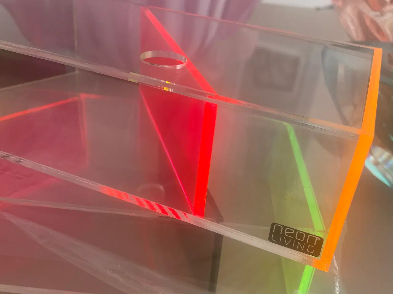 Billede 3 - Neon Living Diamond box / smykkeskrin. 