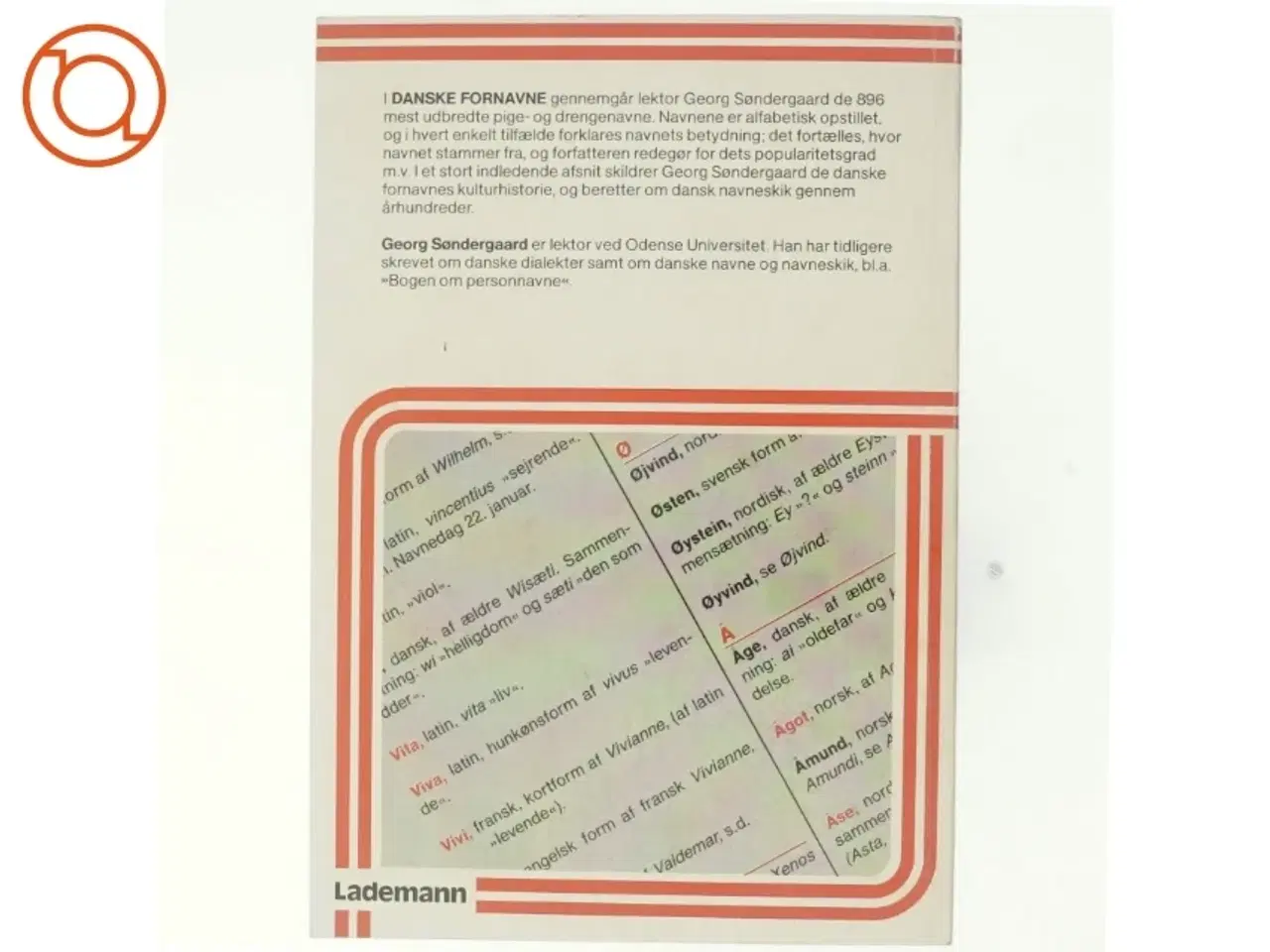 Billede 3 - Danske Fornavne af Georg Søndergaard