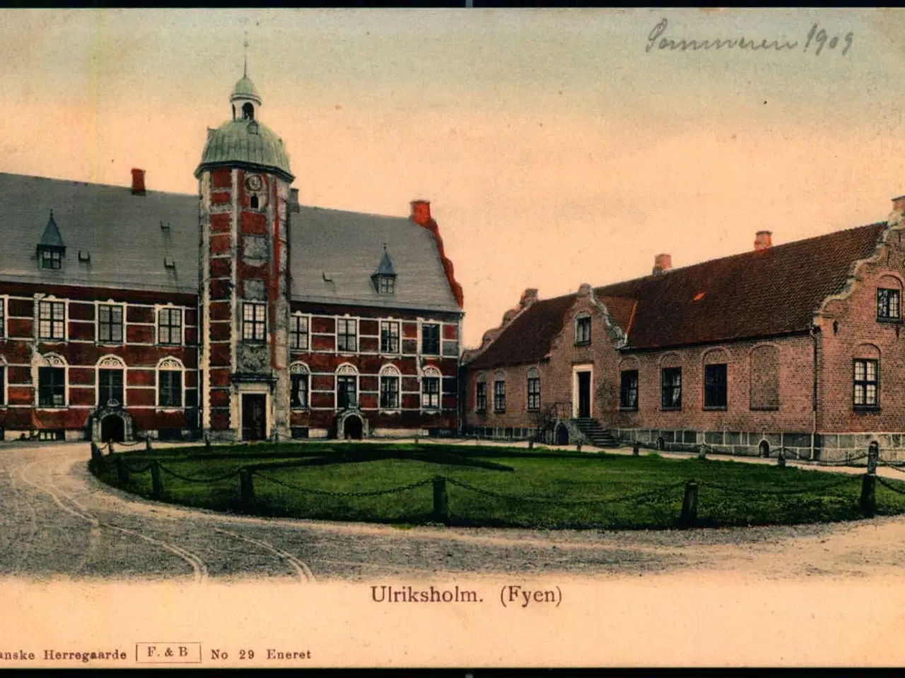 Billede 1 - Ulriksholm (Fyen) - Danske Herregaarde F&B 29 - Ubrugt