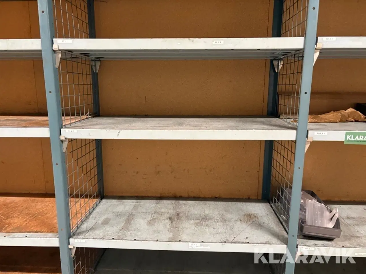 Billede 7 - Værkstedsreoler 10 sektioner