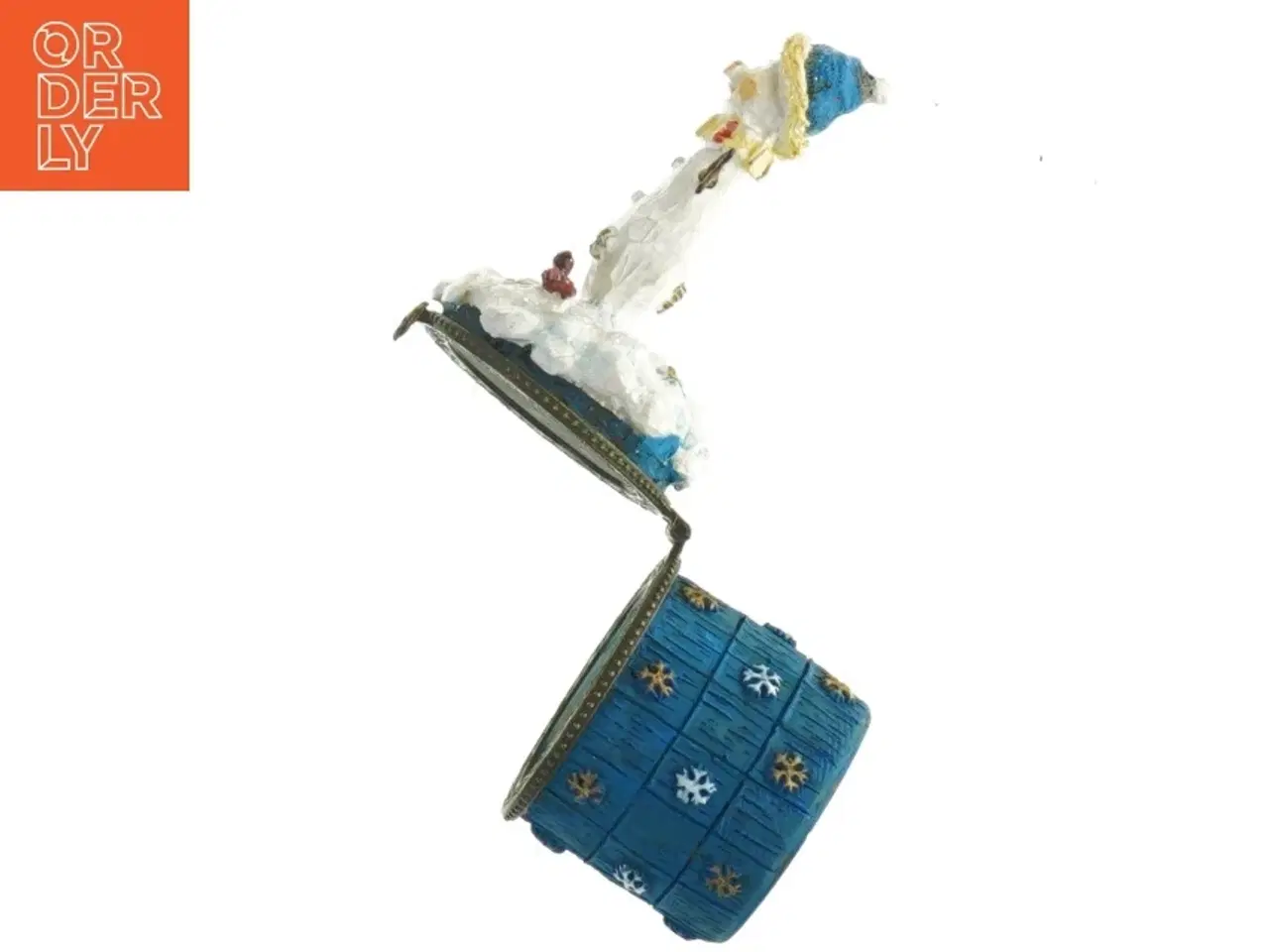 Billede 3 - Jule snemands figur (str. 11,5x6 cm)