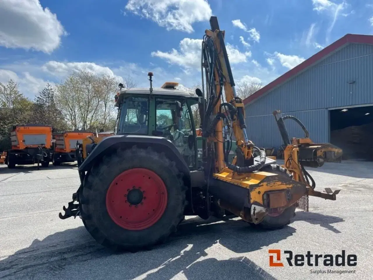 Billede 5 - Fendt 718 Vario med FM front og sideklipper