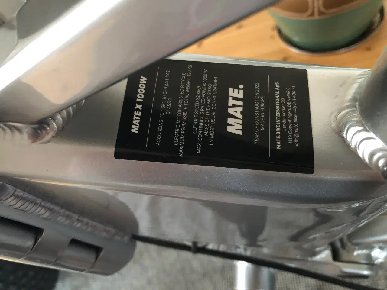 Billede 7 - Mate x bike founders edition 1000w