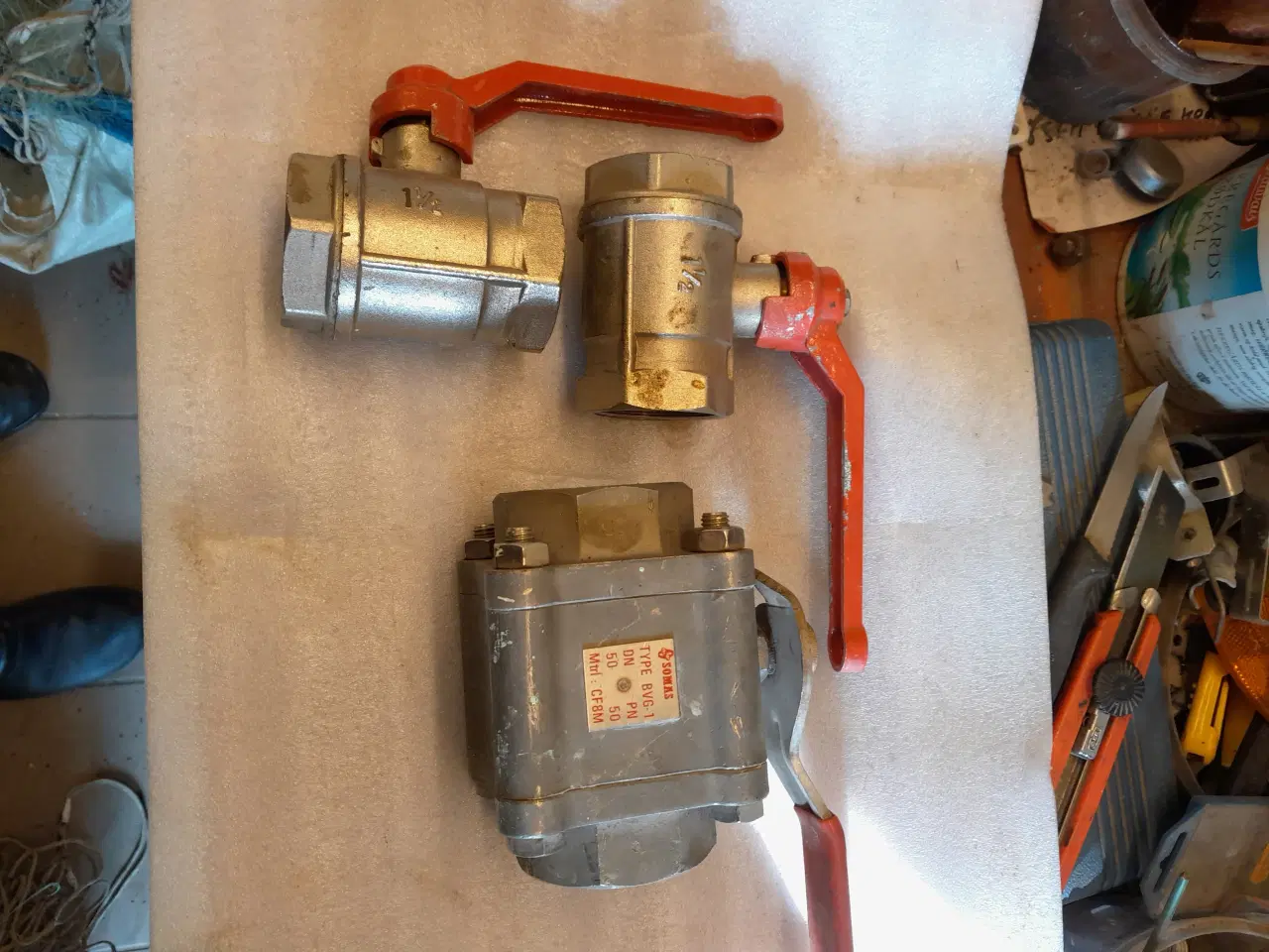 Billede 3 - Kuglehaner / stophane 