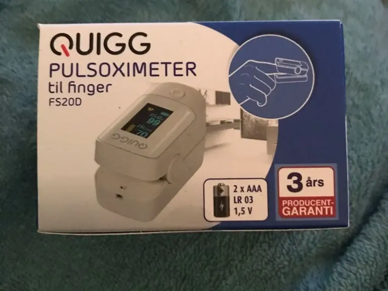 Billede 1 - Quigg Pulsoxmeter Nyt