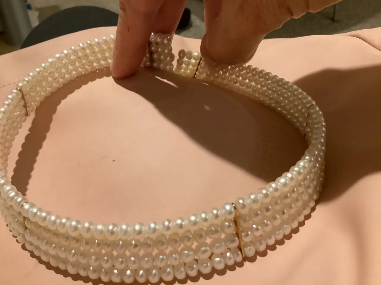 Billede 3 - Genuine pearl choker