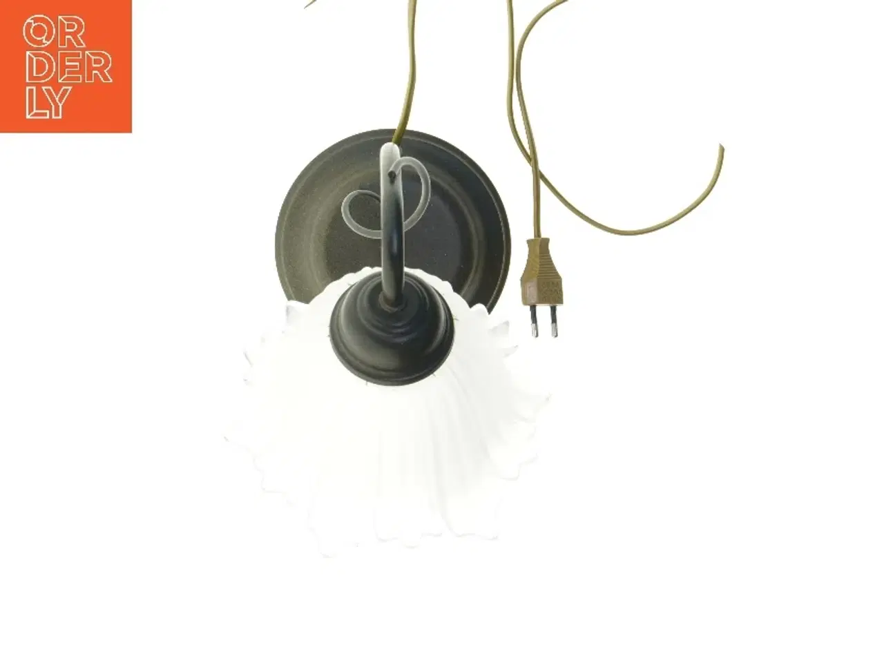 Billede 2 - Bordlampe i jugendstil (str. 35 cm)