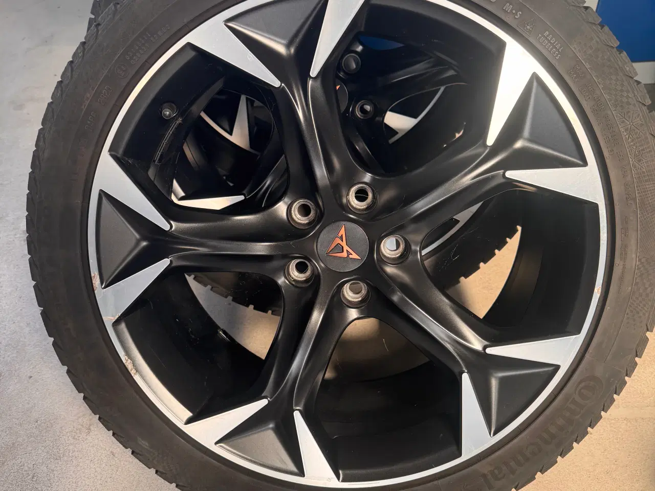 Billede 2 - Originale CUPRA alufælge med vinterdæk 