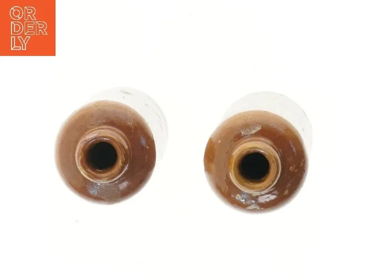 Billede 2 - To originale keramik design flasker (str. 2 stk 17,5 cm)