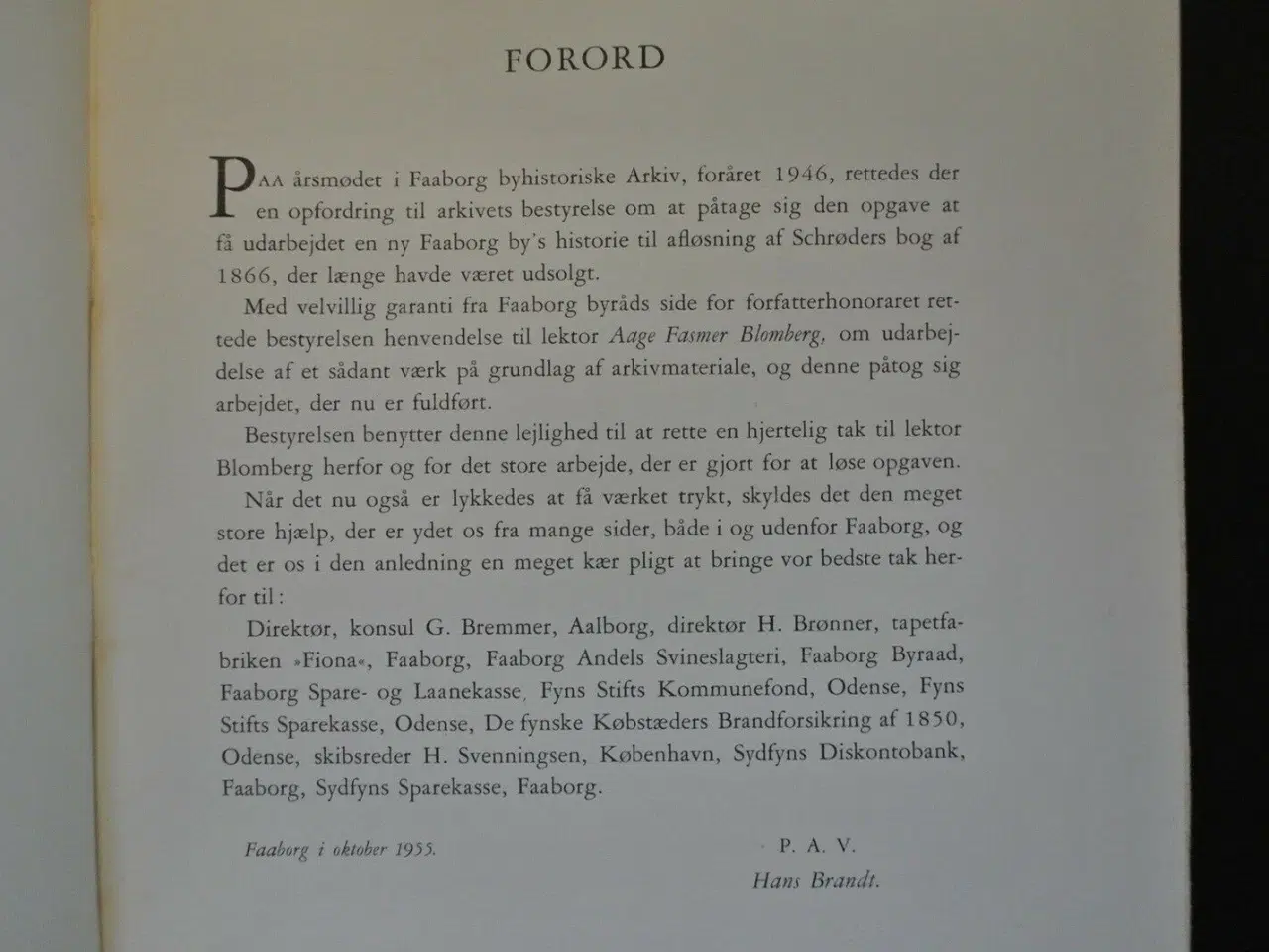 Billede 2 - faaborg bys historie 1-2 - 1229-1914, af aage fasm