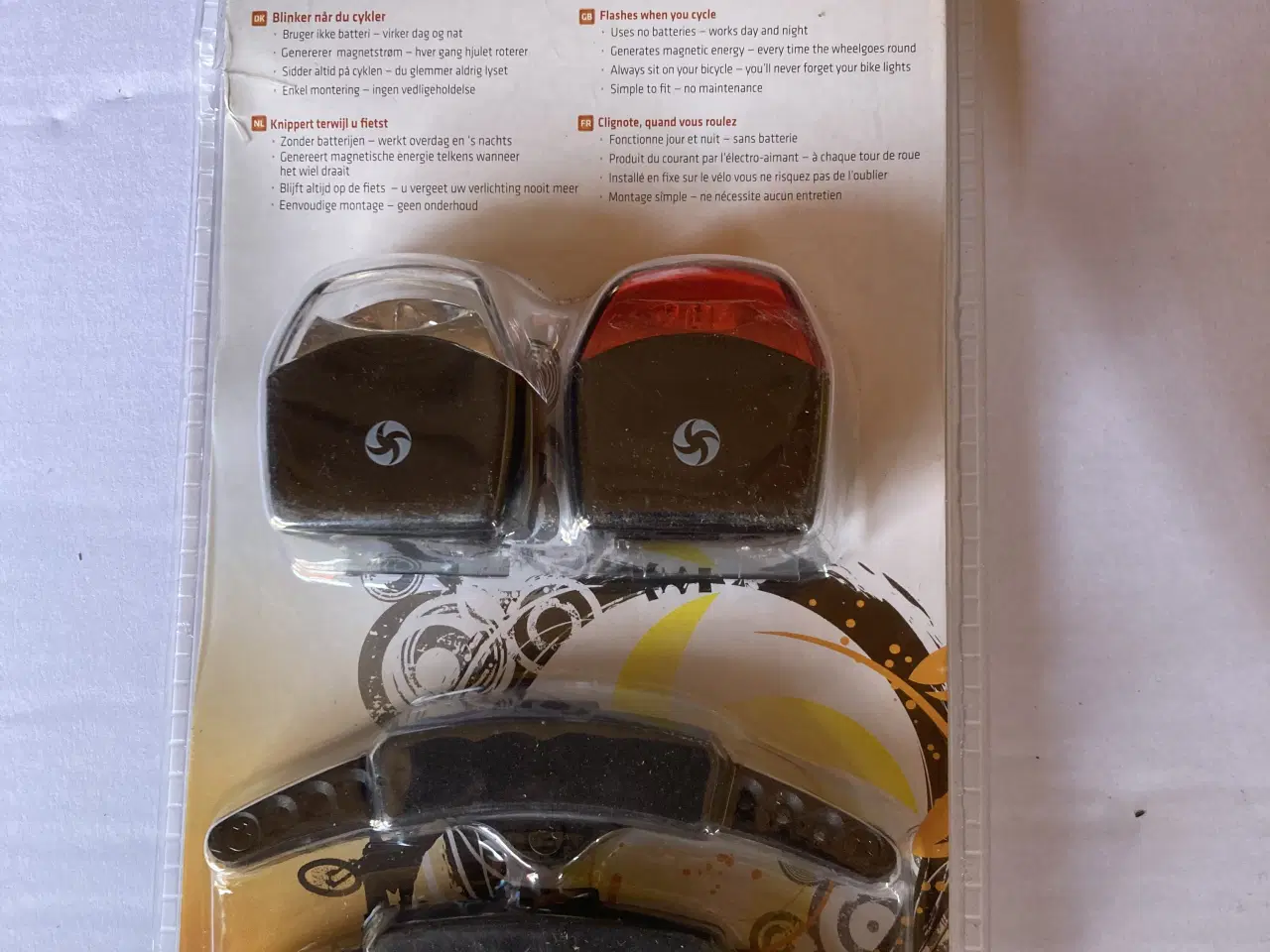 Billede 1 - Cykel lygter med magneter