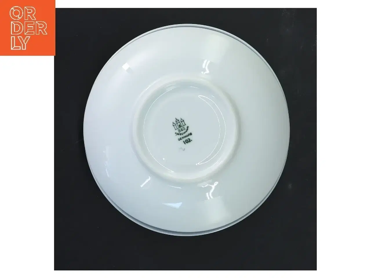 Billede 3 - Bing & Grøndahl Kornblomst, Sæt med 3 UNDERKOPPER (3 stk Ø 14 cm)