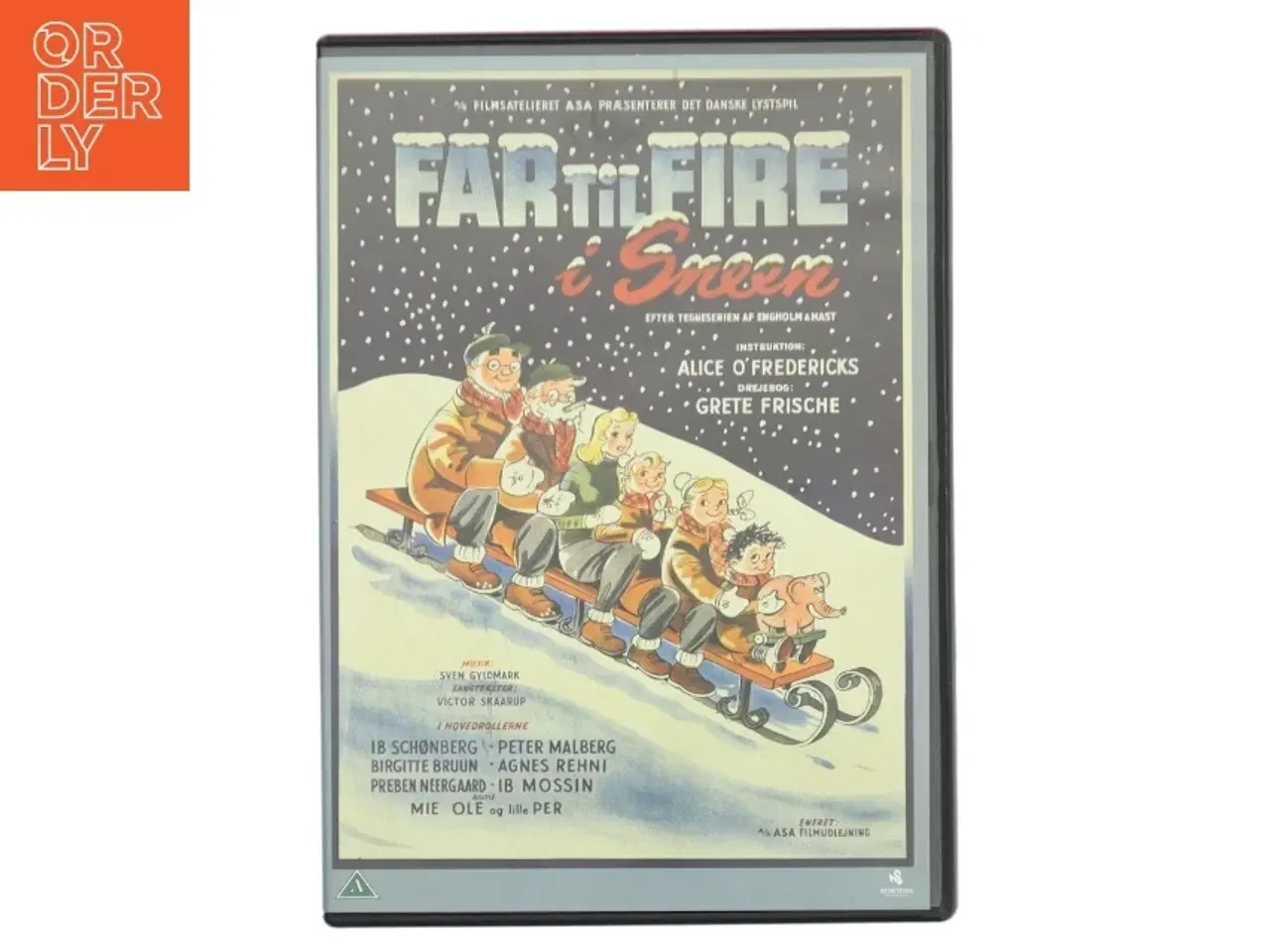 Billede 1 - Far til fire, i sneen med Ib Schønberg (DVD)