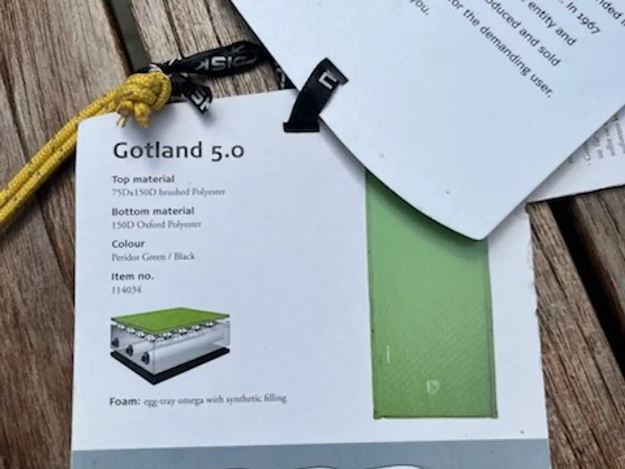 Billede 3 - sovepose + selvoppusteligt liggeunderlag