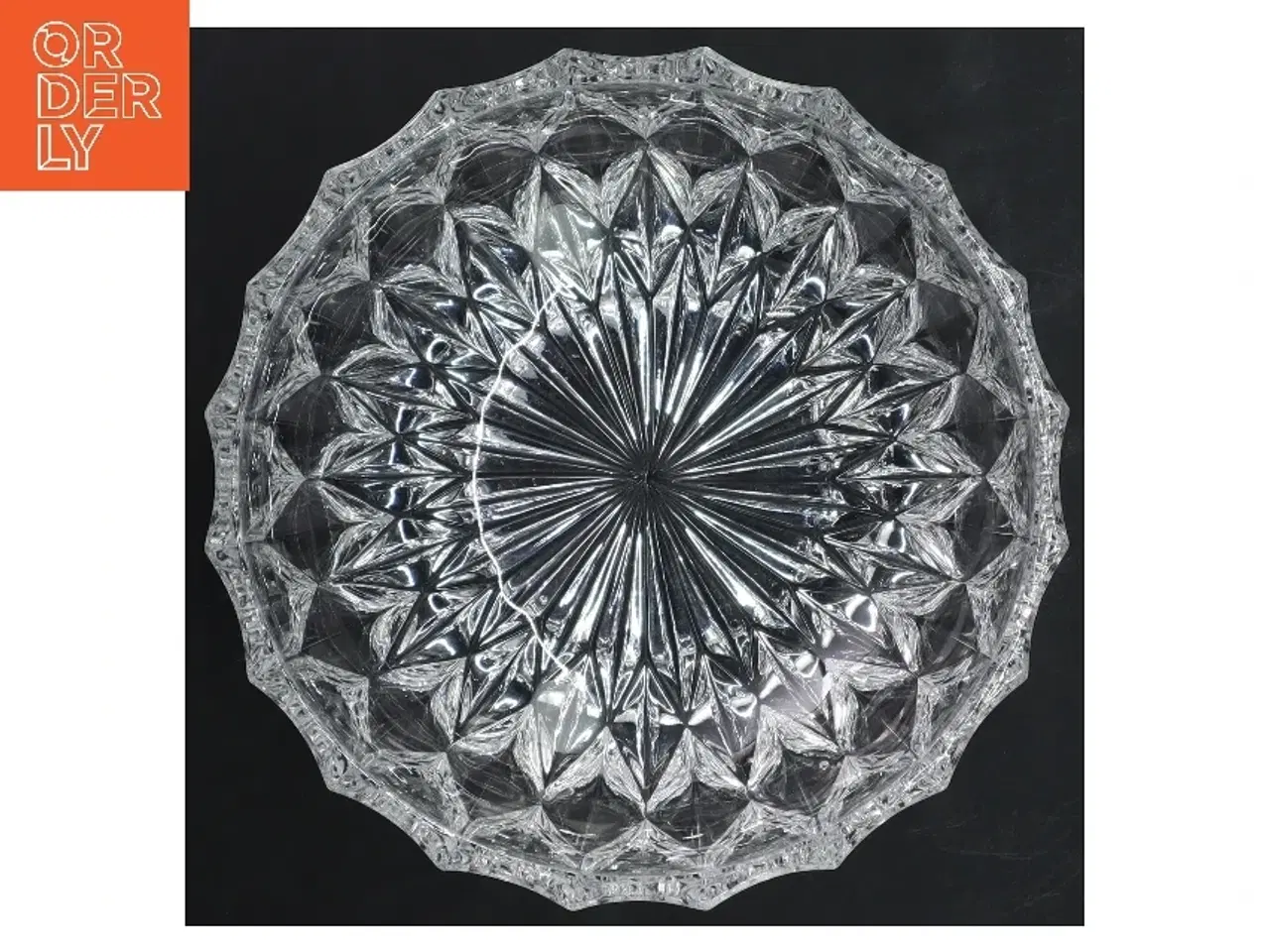 Billede 2 - Skål i glas/kristal (str. Ø 18,5 cm)