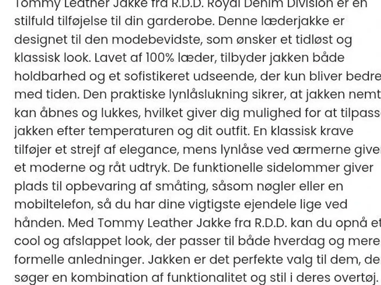 Billede 8 - R.D.D. Tommy leather jacket 