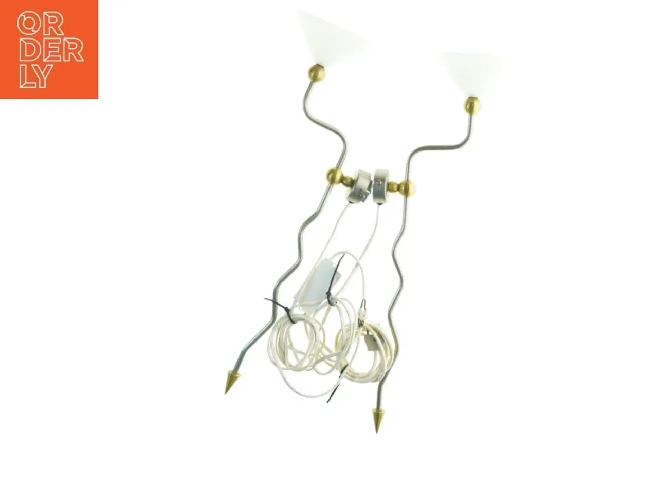 Billede 1 - Væglampe med dobbelt svingarm (str. 63 x 14 cm)