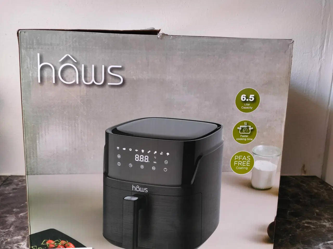 Billede 1 - Stor Hâws Airfryer – 6,5 liter (helt ny – aldrig b