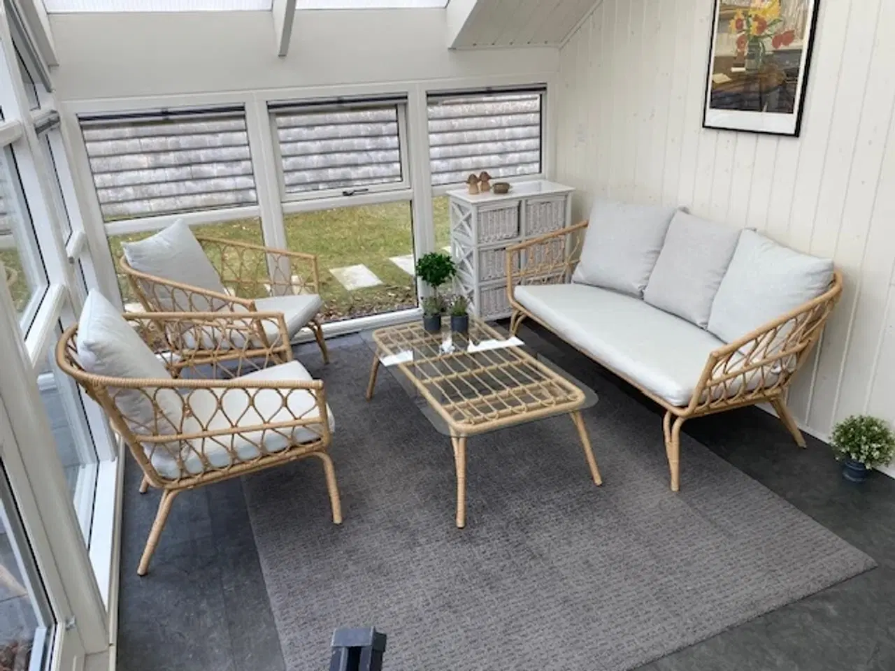 Billede 1 - Sofa sæt bestående af sofa + bord + 2 stole