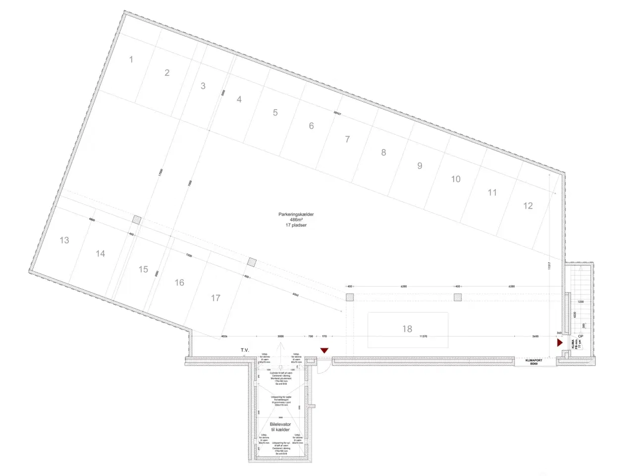 Billede 7 - Elbilvenlige parkeringspladser til leje – Langelandsgade 106. Aarhus C