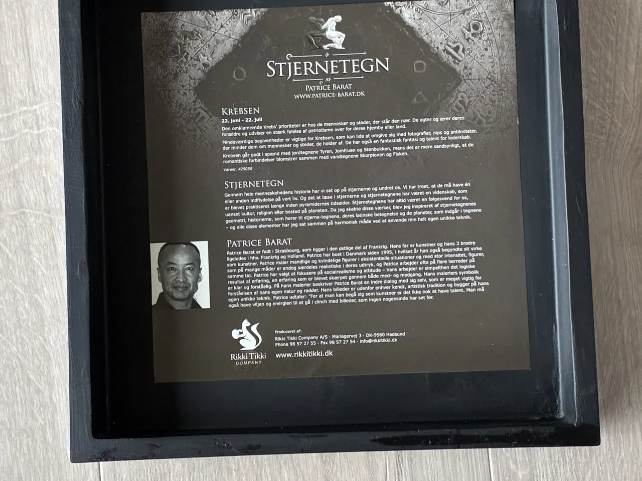 Billede 4 - Krebs stjernetegn vægophæng