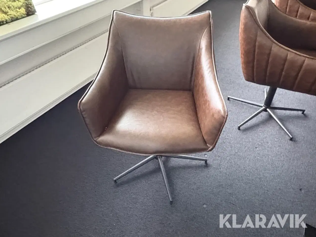 Billede 12 - Konferencebord med 8 stole i læder Dencon