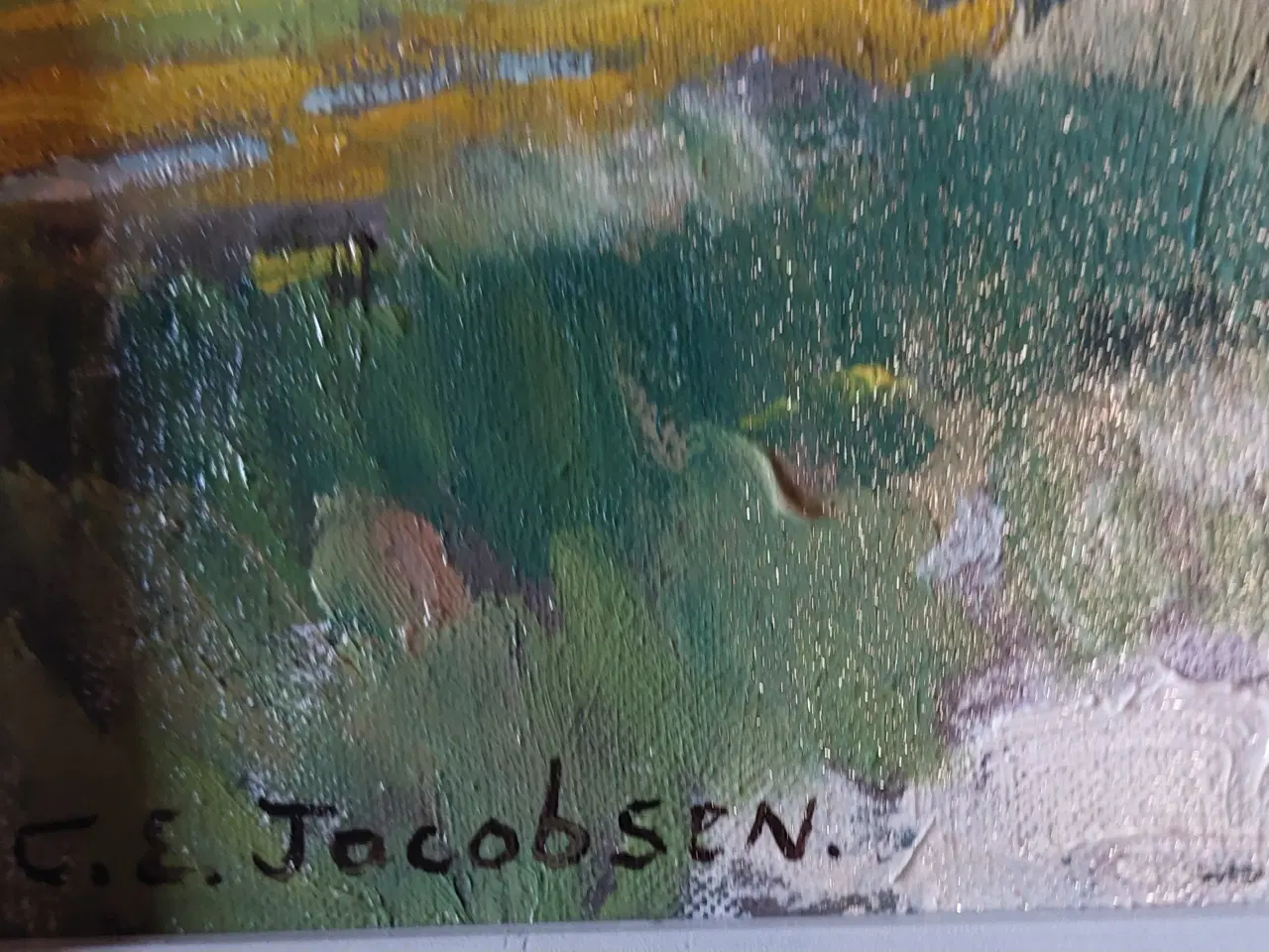 Billede 3 - C. E. JACOBSEN ( 1911-1995 ) oliemaleri