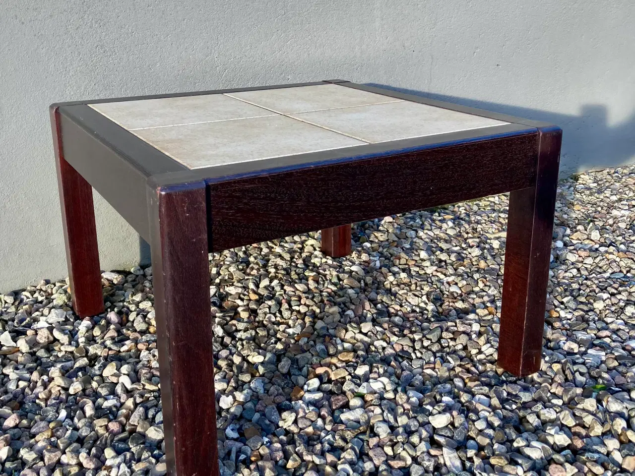 Billede 4 - Gangsø sidebord, lampebord 70erne håndlavet klinke