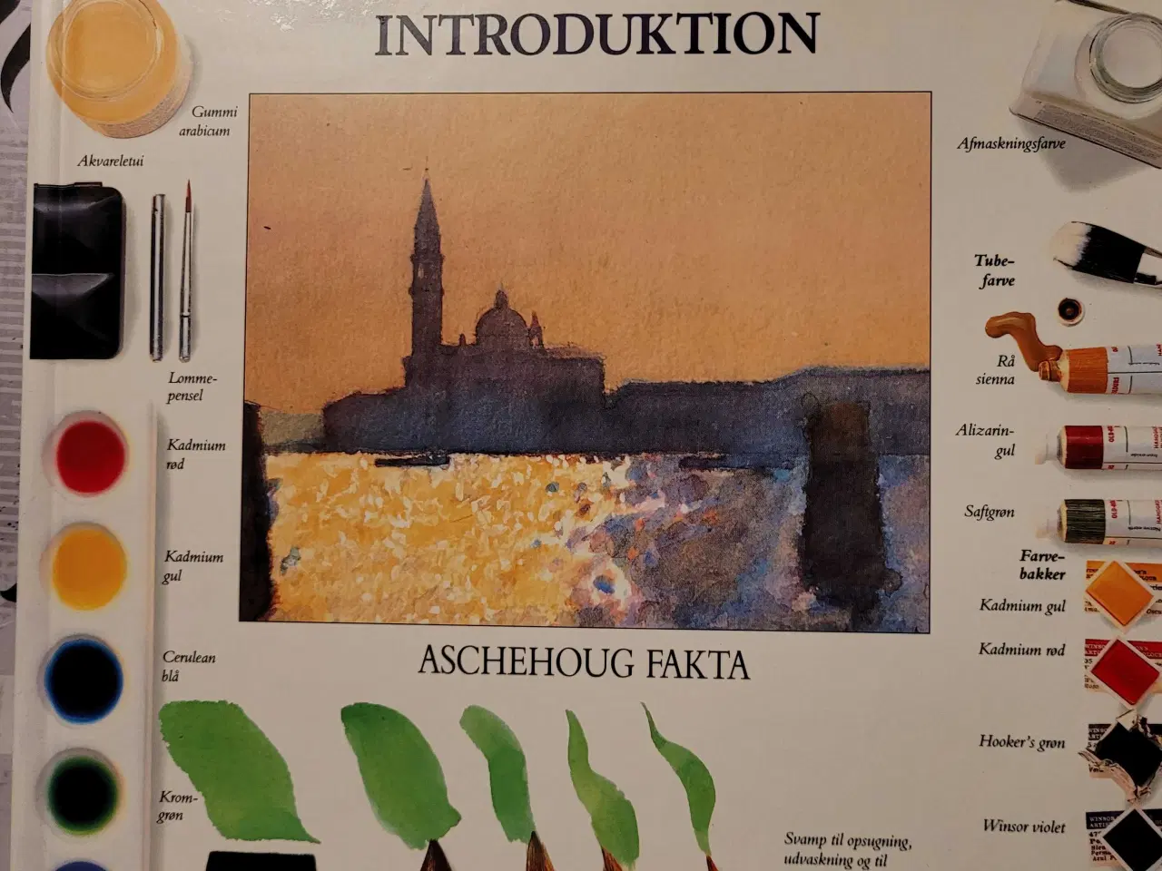 Billede 2 - Akvral og Tegning  4 stk. 