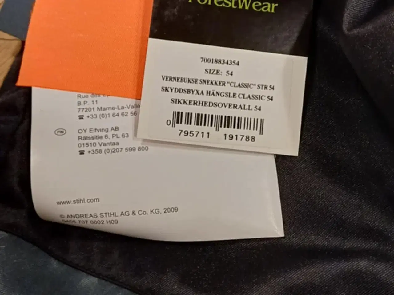 Billede 2 - Stihl forestwear classic sikkerhedsoveralls