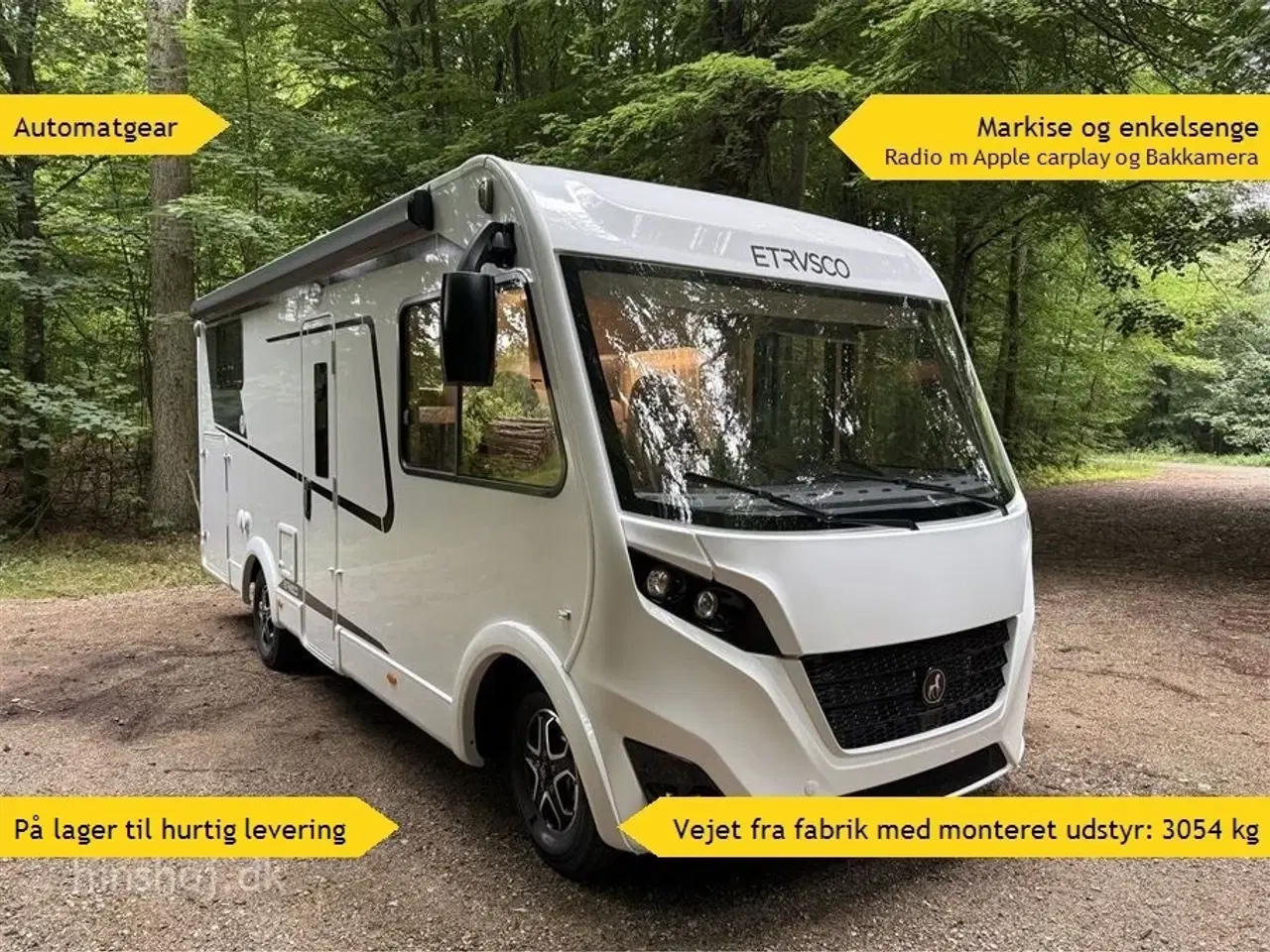 Billede 1 - 2026 - Etrusco I 6900 SB Aut.   Etrusco by Hymer er Italiensk Elegance og Komfort fra Hinshøj Caravan