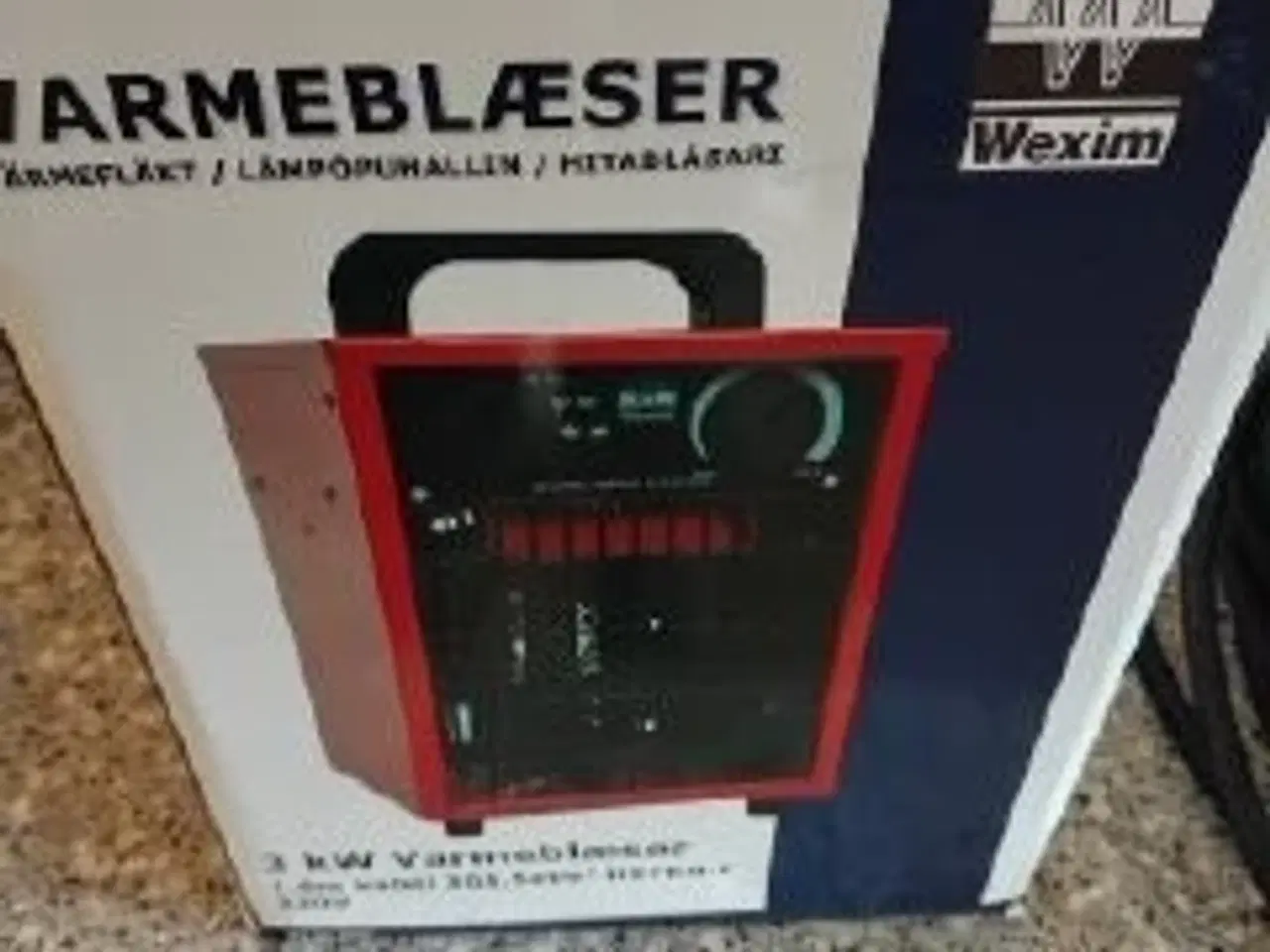 Billede 1 - Wexim varmeblæser 3 kW