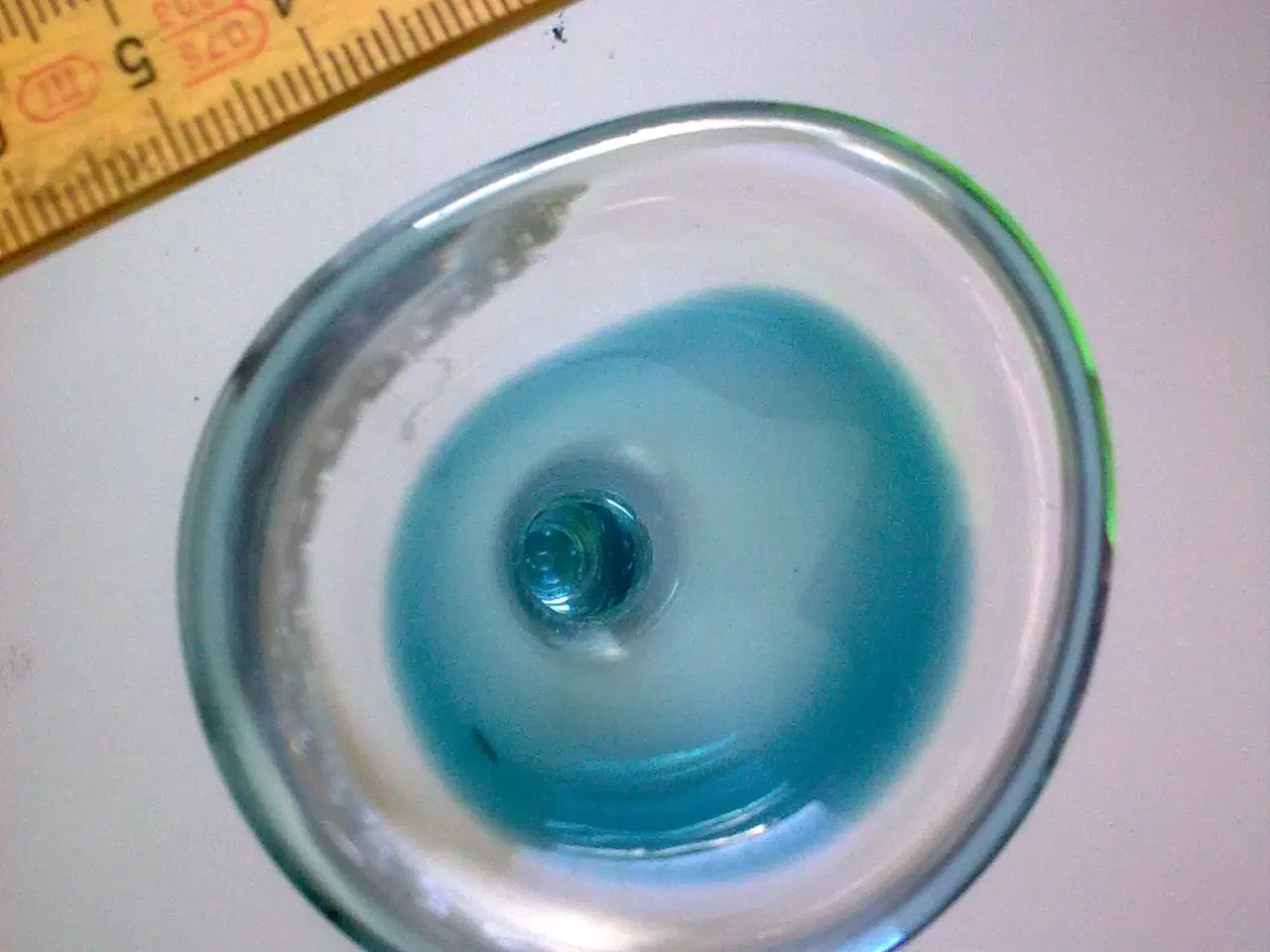 Billede 4 - Vase bobler i lyseblå glas HOLMEGAARD