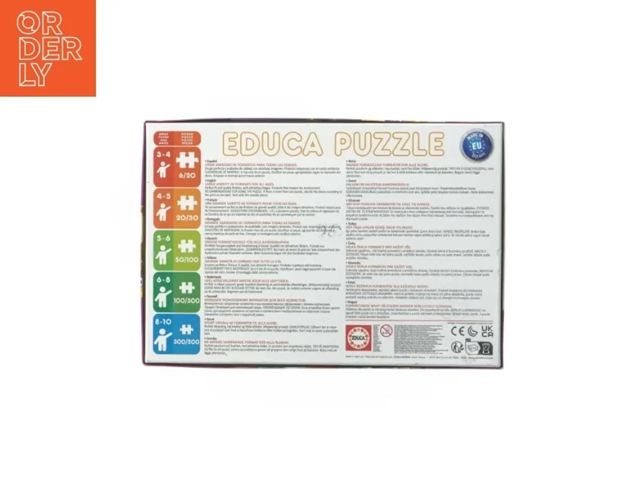 Billede 2 - Disney prinsesse puslespil 2-pak fra Educa (str. 100 brikker)