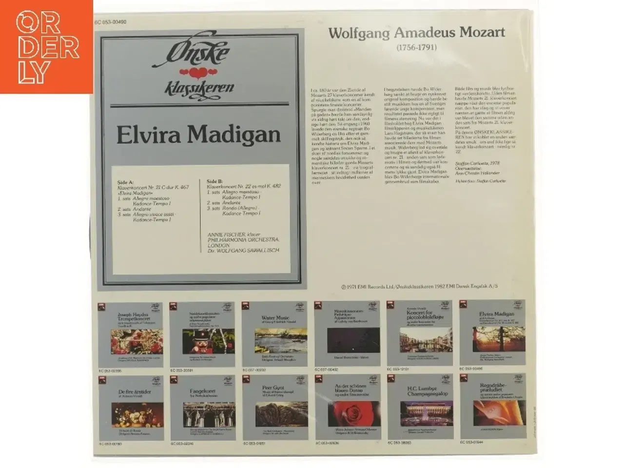 Billede 2 - Mozart Elvira Madigan LP