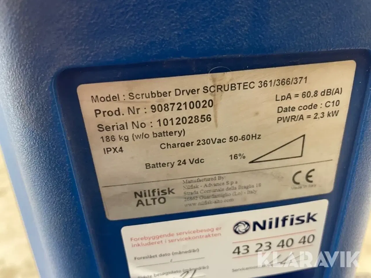 Billede 9 - Gulvvasker Nilfisk Alto scrubtec R371