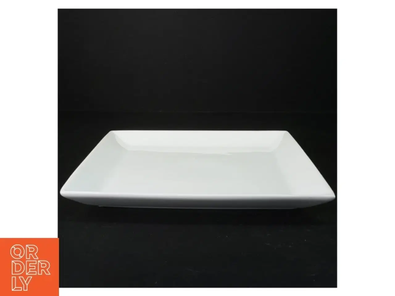 Billede 1 - Firkantet porcelænsfad (str. 26 x 26 cm)