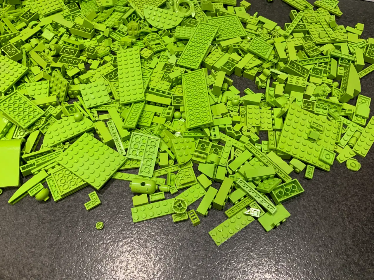 Billede 3 - Lysegrønne legoklodser