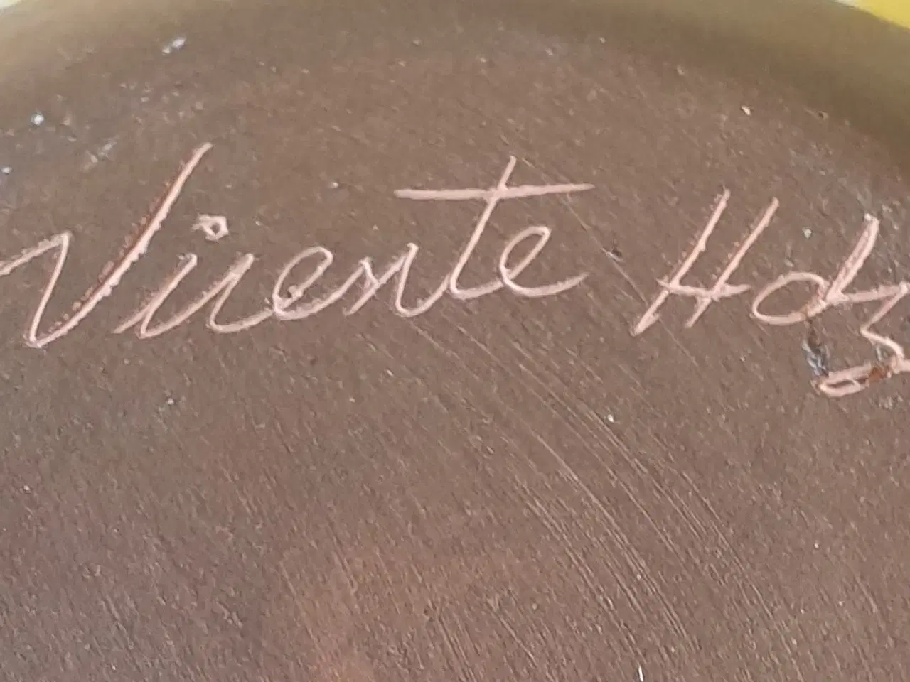 Billede 4 - Lille vase med flot mønster. Vicente Holz