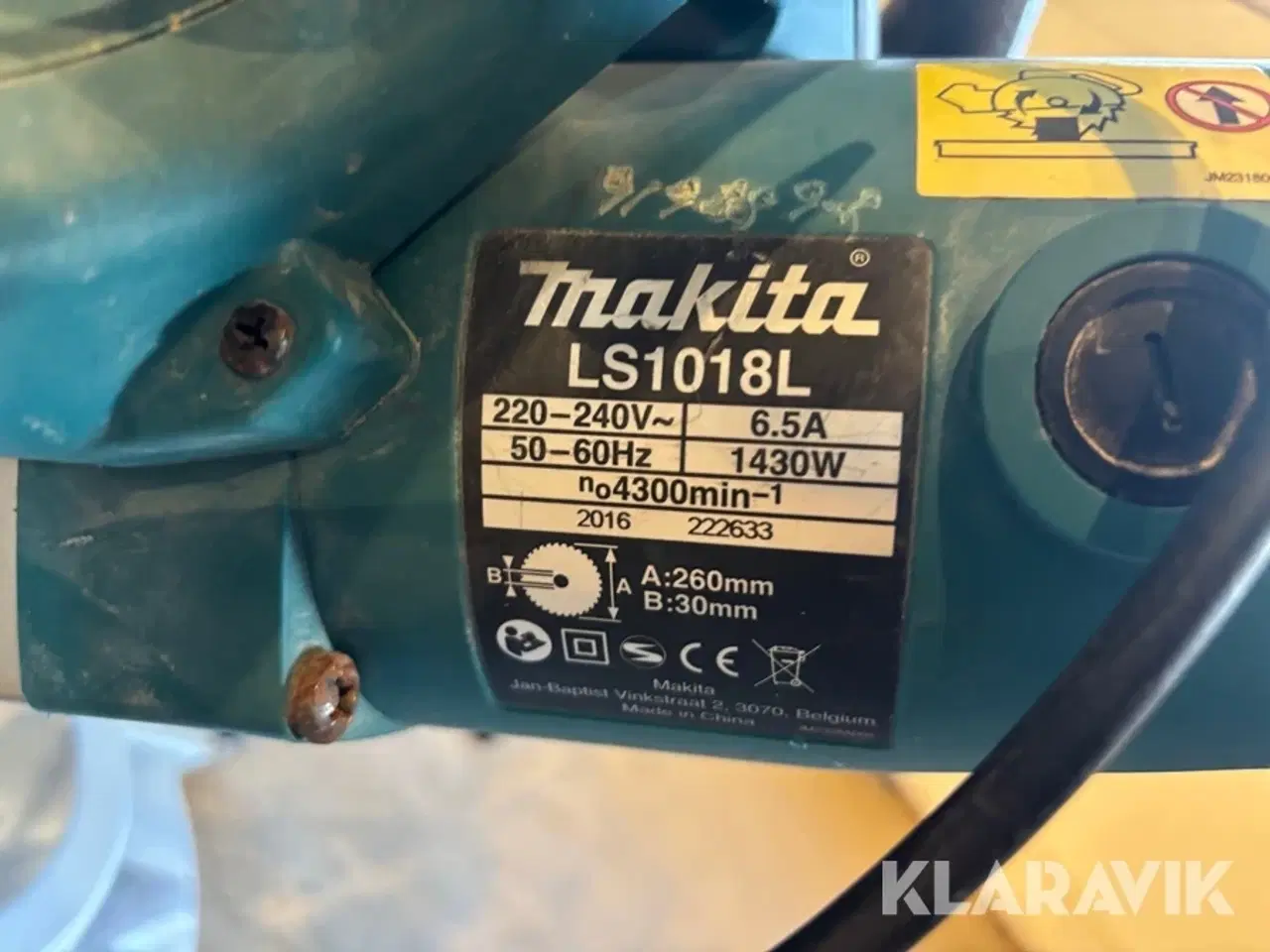 Billede 12 - Kap/geringssav Makita SL1018L