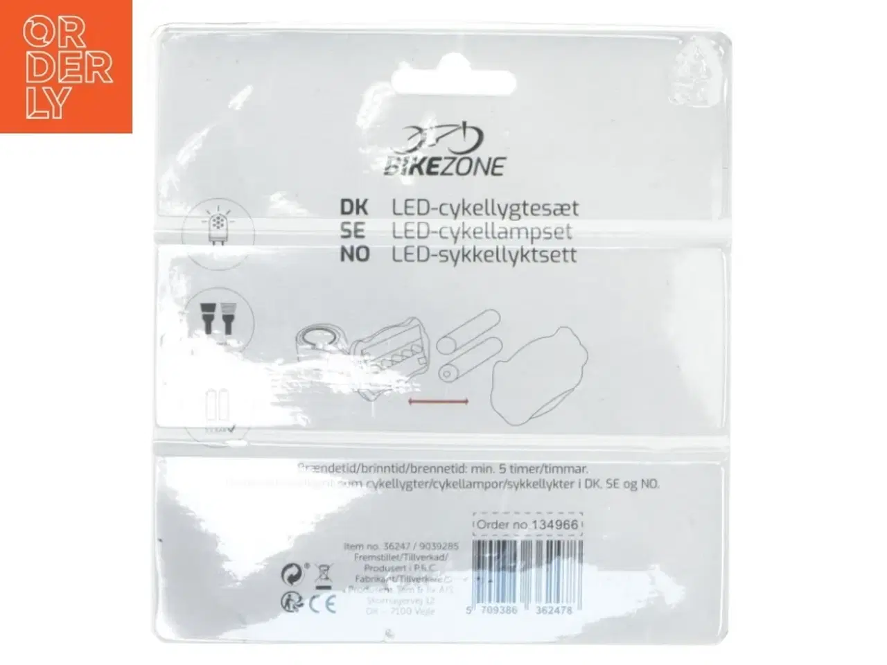 Billede 2 - LED cykellygtesæt fra BikeZone